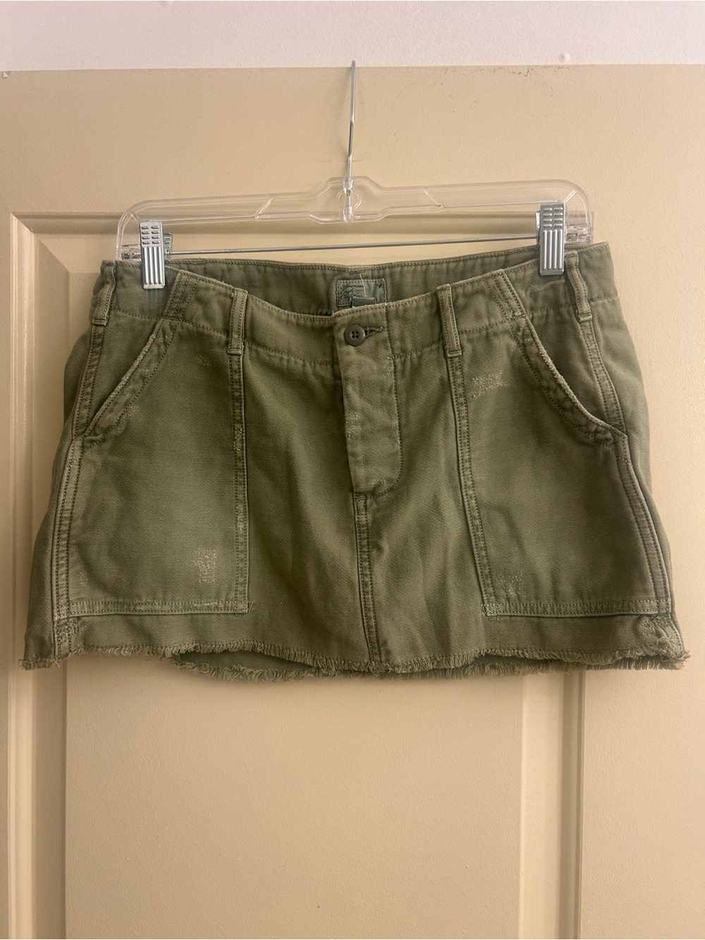 American eagle Olive Utility Mini Skirt